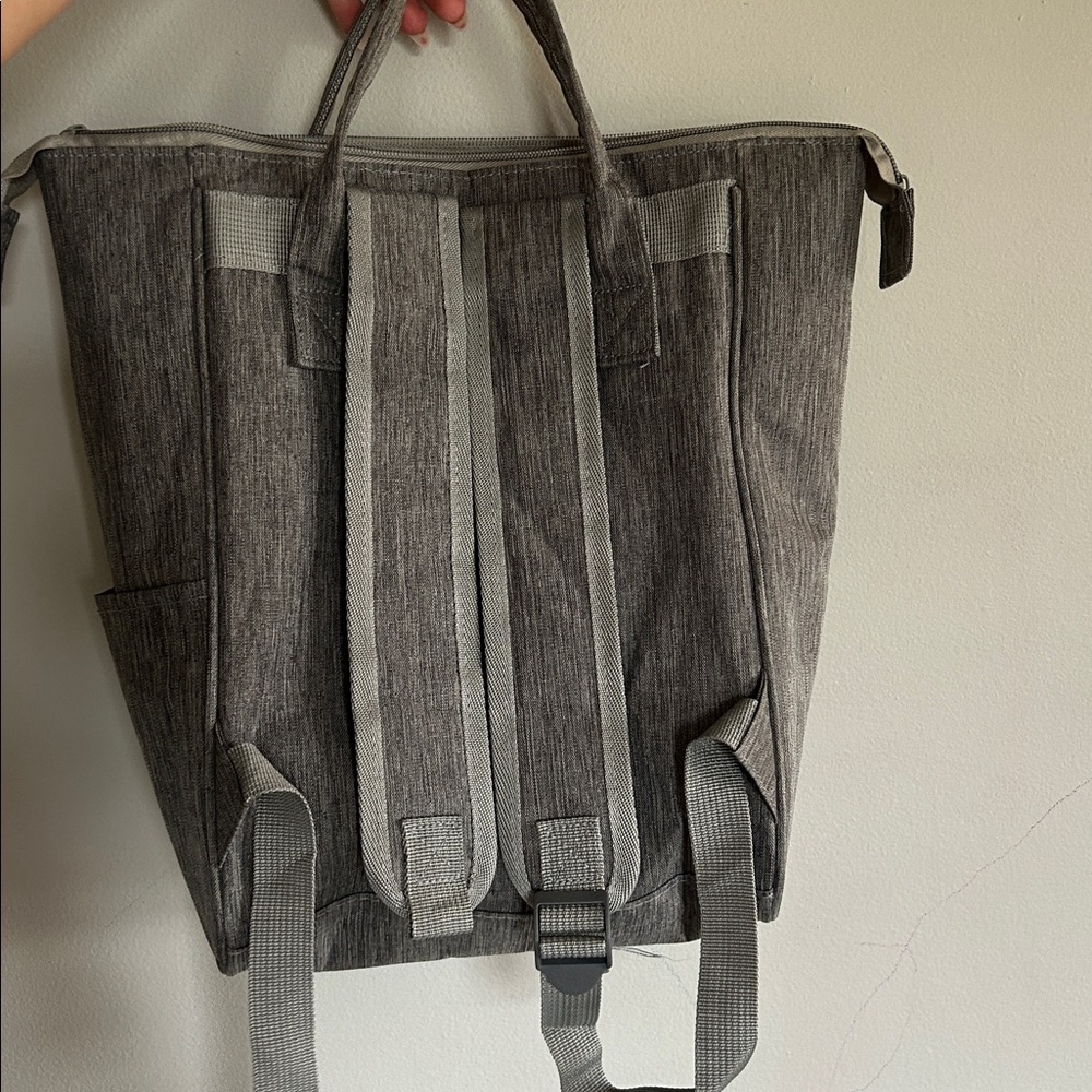Gray Cooler Backpack With Front Pocket - image 5